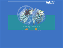 Tablet Screenshot of efg-turbinenbau.at